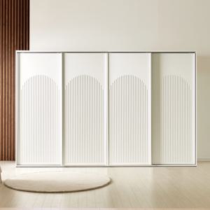 루미에르 웨인스코팅 친환경 E0 슬라이딩 옷장 3200 슬라이드 미닫이 장롱 키큰 장