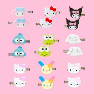 산리오 앞머리 집게핀 머리핀 9종