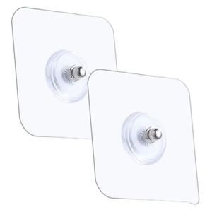 접착식 나사 후크 강력 접착 무타공 선반 설치 나사 스티커 2개입