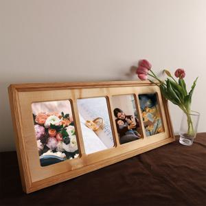 오크&메이플 원목 4구 액자