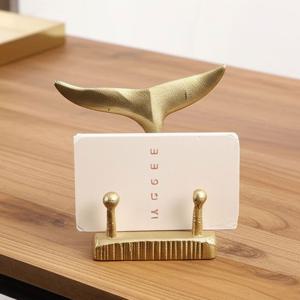 메탈 명함꽂이 고래꼬리 명함홀더 카드 엽서 사진 거치대