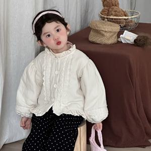 메이린 프릴 레이스 누빔 자켓 R15606