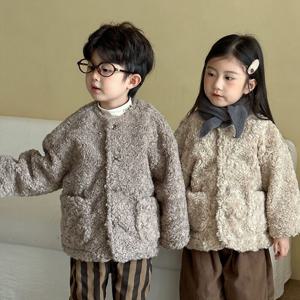 라일 포켓 뽀글이 퍼 점퍼 R15642