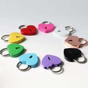 하트자물쇠 남산 타워 자물쇠 미니 커플 기념일 선물 연핑크L