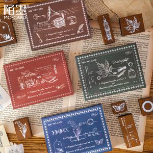 빈티지 다꾸스탬프 세트 만년스탬프 다이어리스탬프 레드