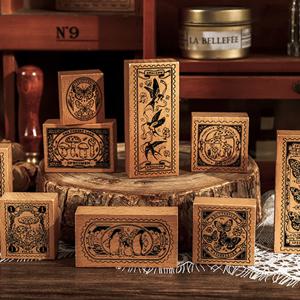 다꾸스탬프 빈티지 우표 만년스탬프 다이어리스탬프