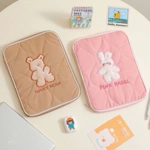 귀여운 아이패드11인치파우치 아이패드프로파우치 핑크레빗