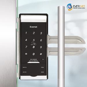 에버넷 초이스글라스 유리문 도어락 강화도어 번호키 단문형 양문형 상가 사무실 가게