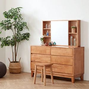 이스테지아 원목 와이드 수납 화장대 세트