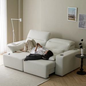 엘리브 무스 모션 리클라이너 슬라이드 무빙 스피커 3인용 소파