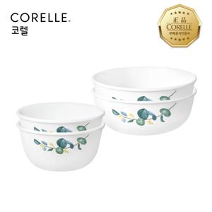 코렐 유칼립투스 한국형 공기&대접 4P 세트
