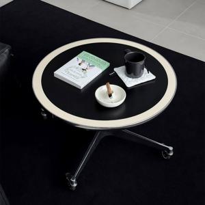 [리퍼] 톤톤 라운드 휠 소파 테이블 높이조절 이동식 거실테이블 사각테이블 600 800