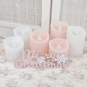 LED 양초 촛불 전자캔들 건전지초 티라이트 3size 핑크 화이트
