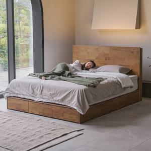 소브 원목 수납형 침대 프레임 1800LK/DK겸용