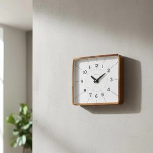 레트로 빈티지 무소음 원목 벽시계 무타공 인테리어 거실 벽걸이 시계
