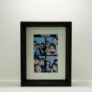 사진액자 원목 소형 포토테이블 가족사진 웨딩 사진 아기 성장 인생네컷