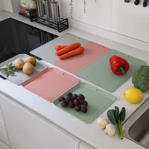 국산 비앙 이지가드 TPU 미니 대형 도마 이유식 커팅 도마 3color