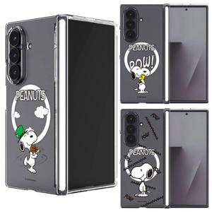 스누피 클래식 맥세이프 오토홀드 힌지보호 투명 하드 케이스 갤럭시Z폴드7 갤럭시Z폴드6