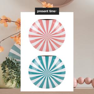 꽃병 캔디 소용돌이 대형/ 홈데코 화병/ 인테리어 소품/ 꽃병