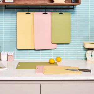 TPU 파스텔 안시미 도마 심플 논슬립 도마 중+대 세트