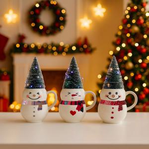 스노우 머그트리 3종 크리스마스 미니트리