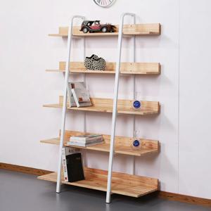 라파 책장 5단 1200 철제 수납장 거실 선반