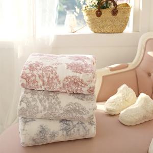 벨르 명화 포근한 극세사 블랭킷 담요 3color 2size