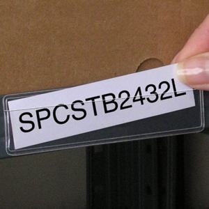 접착 라벨지 투명 네임 스티커 4P 11x3 DD-12284