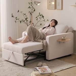 조이 코모도 패브릭 1인용 확장형 리클라이너 소파베드