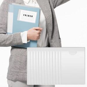 접착 라벨지 투명 네임 스티커 6P 9x13 DD-12286