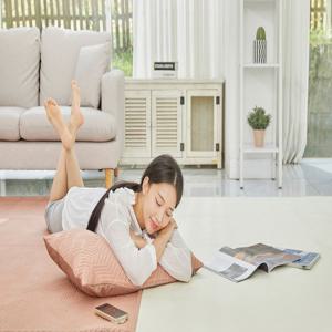 메리노울 100% 먼지없는 워셔블 4중직 쿠션감있는 알러지케어 카페트 거실러그 침실러그