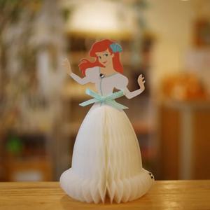 인어공주 애리얼 팝업 생일카드