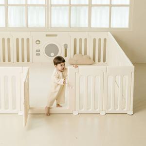 튼튼 밀림방지 베이비룸 슈퍼특대형 베이비룸 + 먼지제로 투톤 한판 매트 253X143