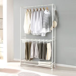 [리퍼] 이동식 스틸 바지걸이 멀티 2단 행거 U자형 1000