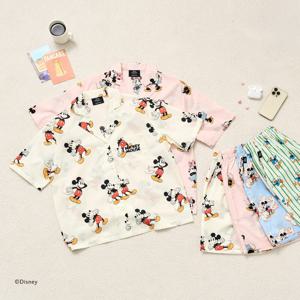 디즈니 미키마우스 숏 슬리브 파자마 세트 3 size 2 color