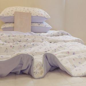 SS 먼지없는 어린이 냉감이불 부드럽고 시원한 여름 쿨링 차렵이불 냉감우사기-2color