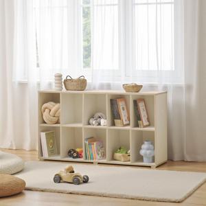 롤리폴리 1200-2단 수납책장 교구장 유아 수납장 유아수납 책장