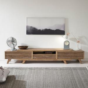 고무나무 원목 월넛 빈티지 TV거실장 확장형 티비다이