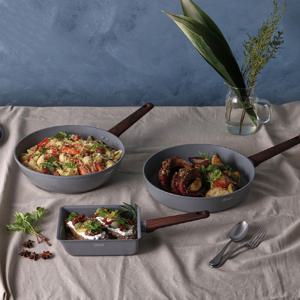 올뉴엘레강스 IH프라이팬 3종A세트 F28+W28+에그롤팬