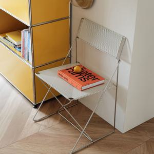 [해외] 메쉬라인 체어 스틸 와이어 프레임 메쉬 시트 미니멀 인테리어 체어