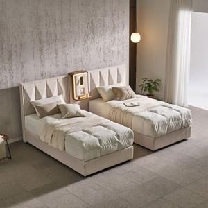 코지 모션 부부트윈침대 호텔식 안방 기능성 패브릭 침대