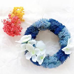 시원한 여름 리스 스칸디아모스 인테리어소품 만들기세트