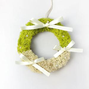 감성 리본 리스 스칸디아모스 인테리어소품 만들기세트