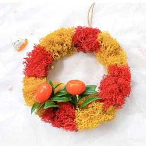 가을 풍경 리스 스칸디아모스 인테리어소품 만들기세트