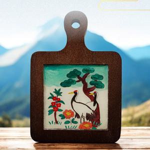 동양화 석고 우드 티코스터 키트 인테리어소품 만들기세트