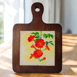 꽃 석고 우드 티코스터 키트 인테리어소품 만들기세트