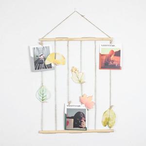 벽걸이 우드 포토 행거