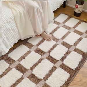 [해외] 빈티지 모던 체크 거실 사계절 러그 인테리어 포인트 침실 러그 2size