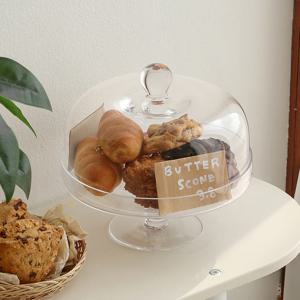 프렌치 돔커버 케이크 트레이 세트 디저트 케이스