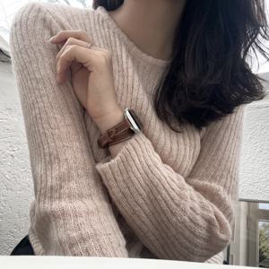 애플워치 모든 기종 호환 옥수수 비건 레더 가죽스트랩 싱글&더블 2in1세트